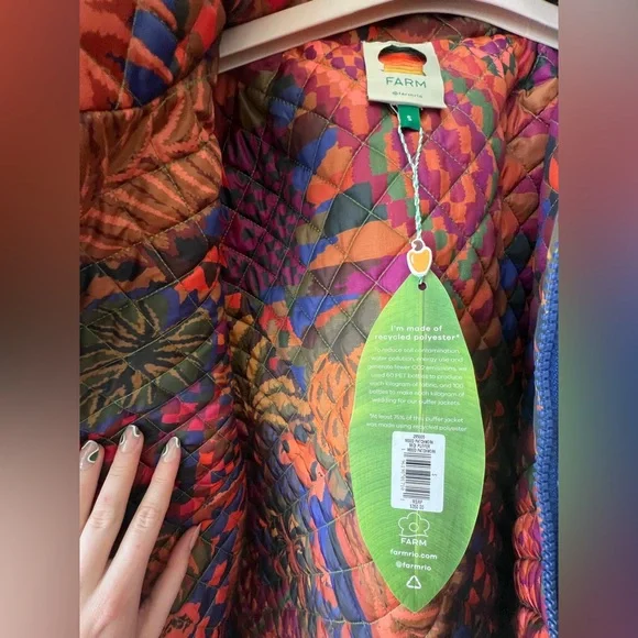 Farm Rio Puffer Jacket - Picture 5 of 7